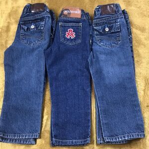 Set 3 Kids Jeans Two Lee And One Akademiks Boy Jeans Size 3T